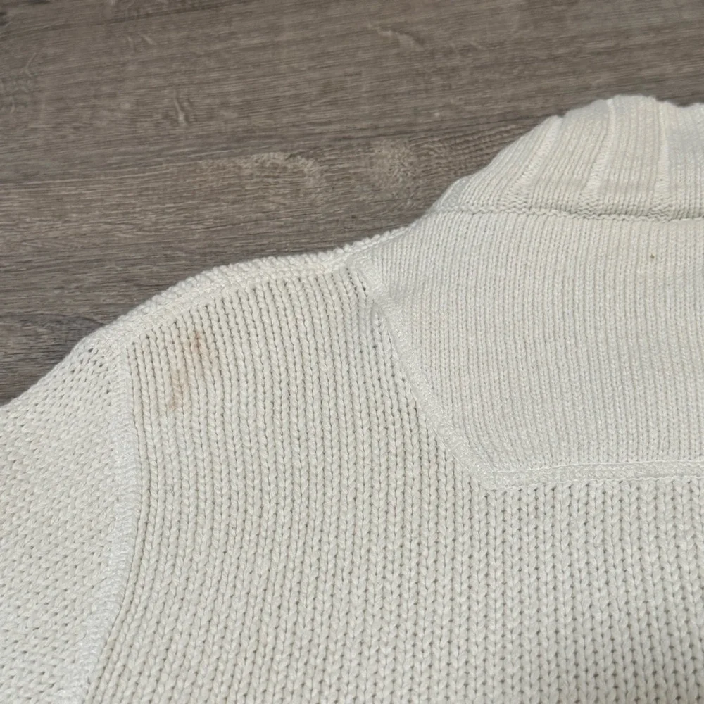 Vintage polo jeans Co. Ralph Lauren quarter zip sweater XL - Picture 11 of 11